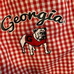 Georgia Bulldawgs women’s Pajama bottoms size XL with Ribbon tie